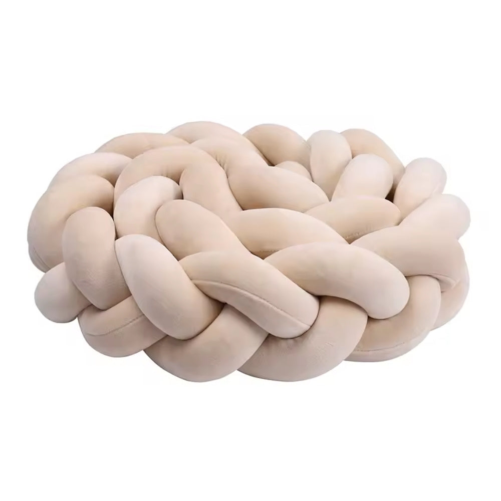 Tresse de Lit Bébé Beige | Tour de Lit Tréssé | Décoration Chambre Enfant