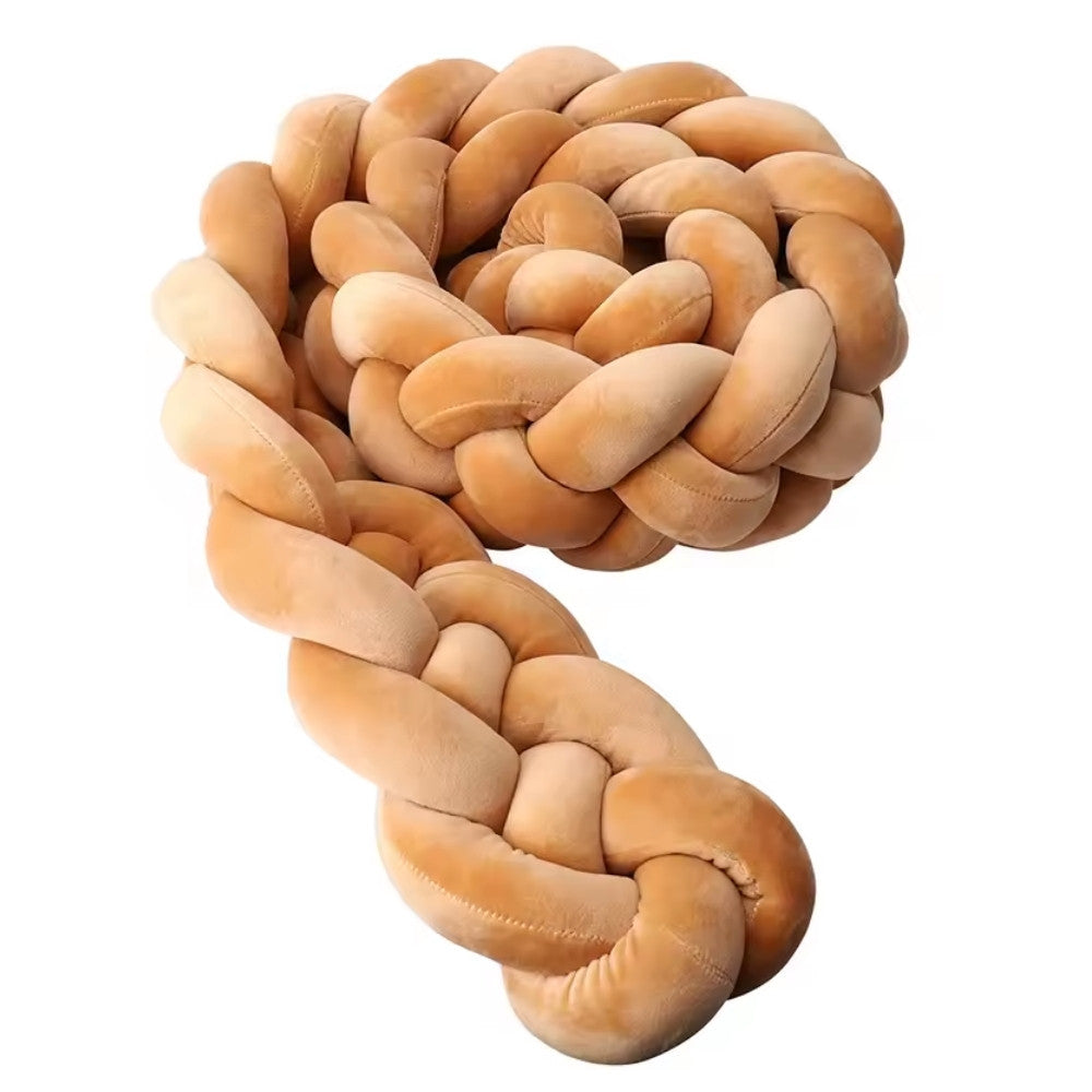 Tresse de Lit Bébé Caramel | Tour de Lit Tréssé | Décoration Chambre Enfant