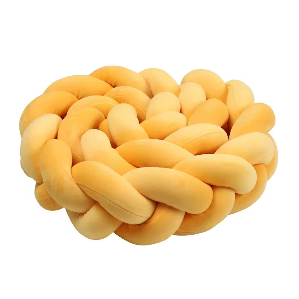 Tresse de Lit Bébé Jaune | Tour de Lit Tréssé | Décoration Chambre Enfant