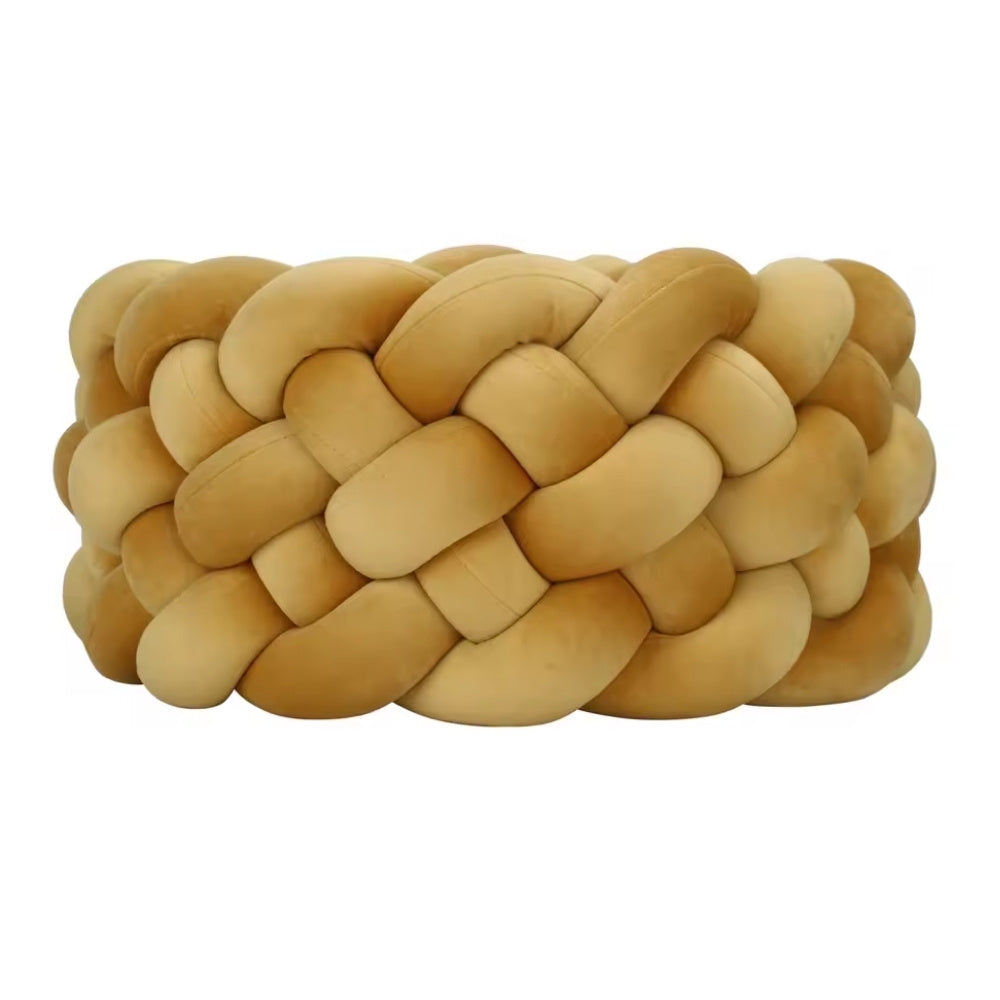 Tresse de Lit Bébé Jaune Moutarde | Tour de Lit Tréssé | Décoration Chambre Enfant