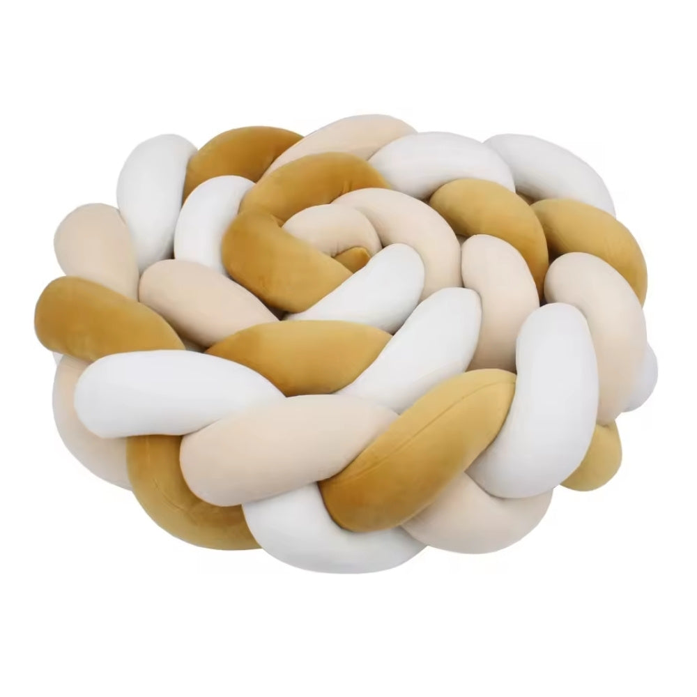Tresse de Lit - Jaune / Beige / Blanc