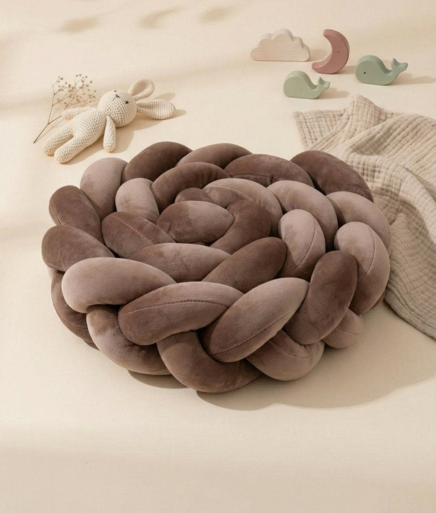 Tresse de lit marron