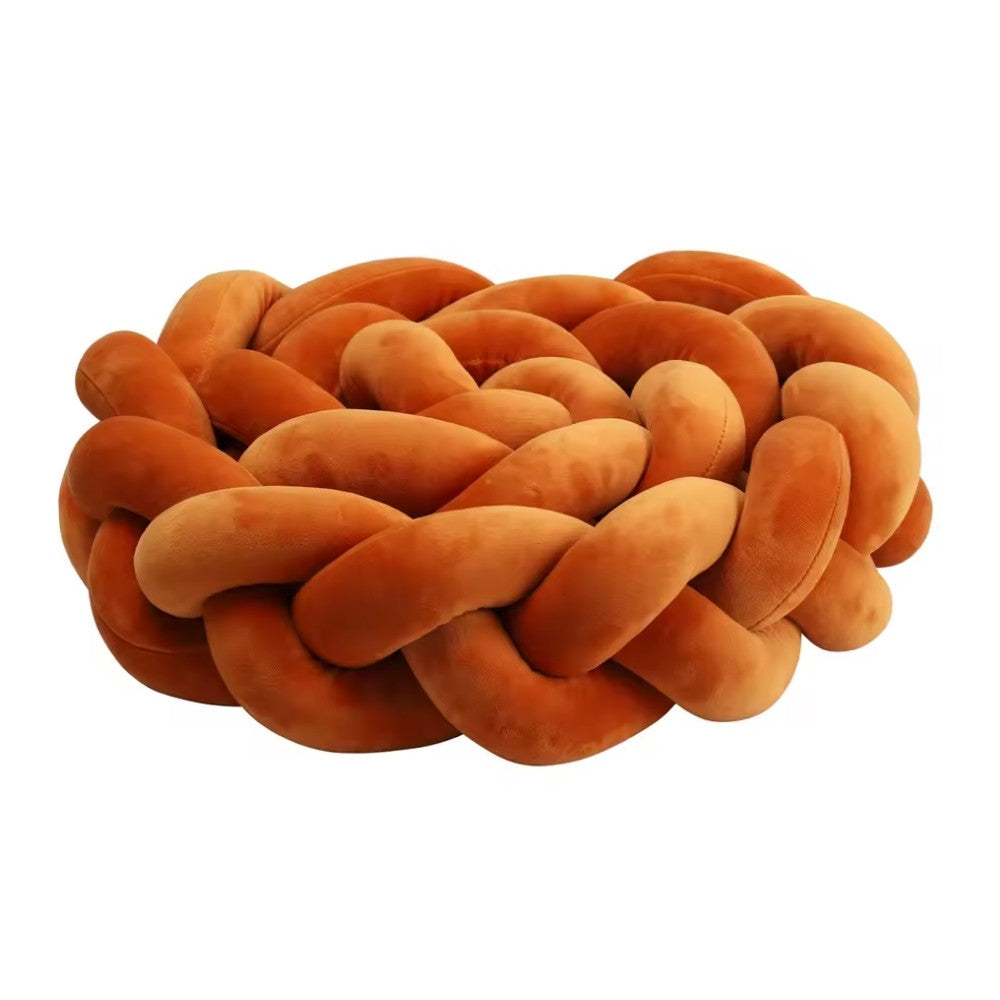 Tresse de Lit Bébé Orange | Tour de Lit Tréssé | Décoration Chambre Enfant