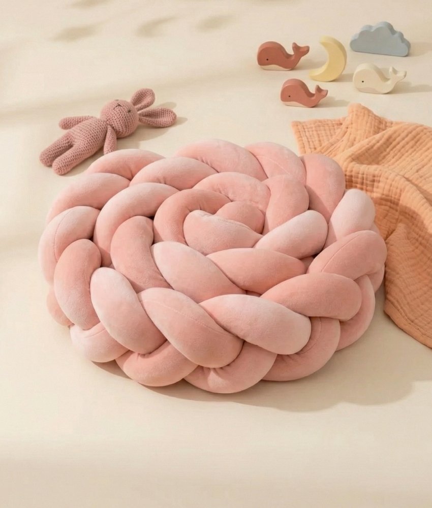 Tresse de lit rose saumon