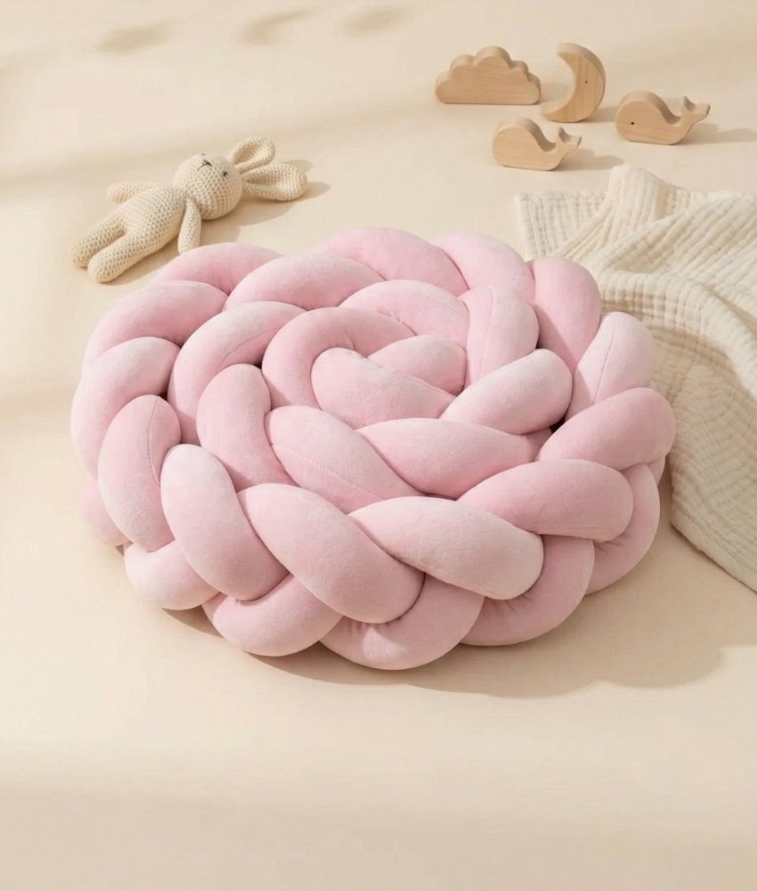 Tresse de lit rose