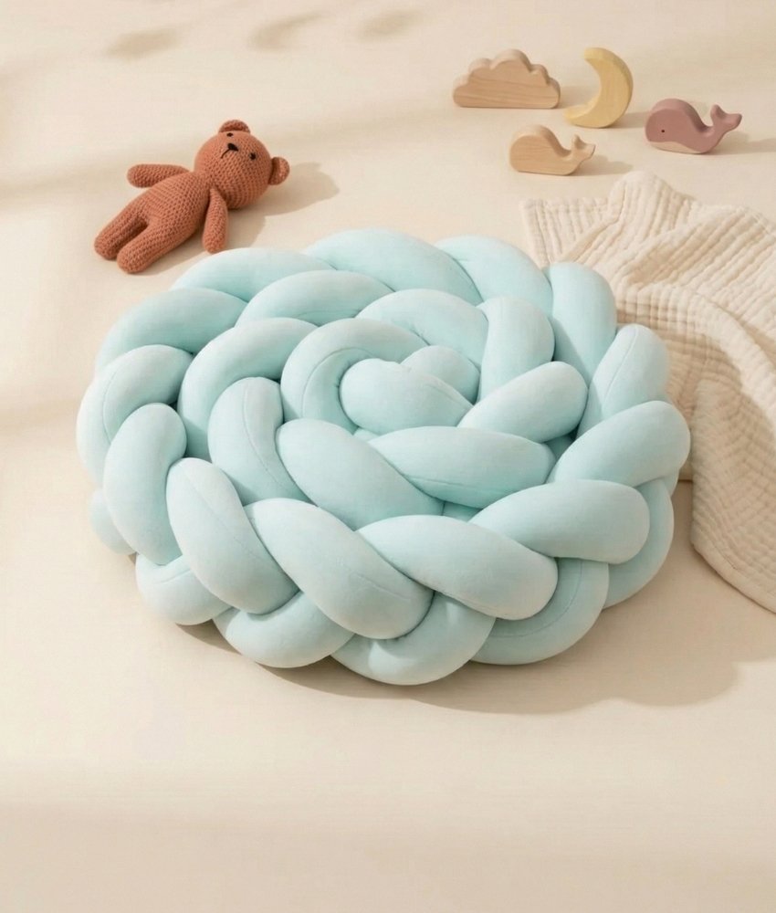 Tresse de lit vert d'eau