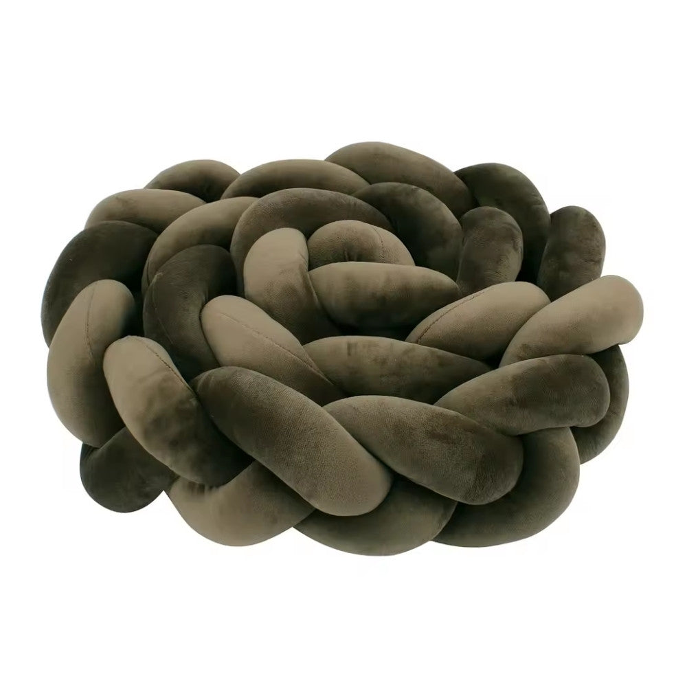 Tresse de Lit Bébé Vert Kaki | Tour de Lit Tréssé | Décoration Chambre Enfant