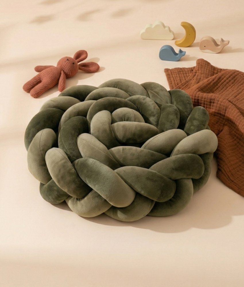 Tresse de lit vert kaki