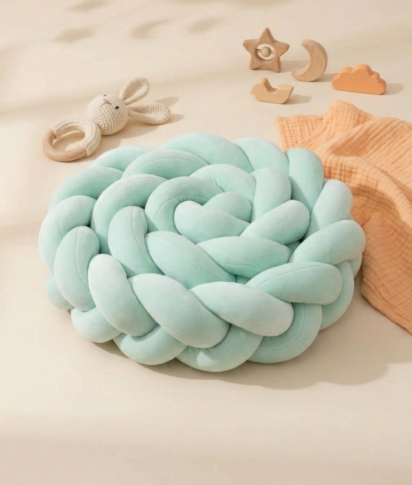 Tresse de lit vert menthe