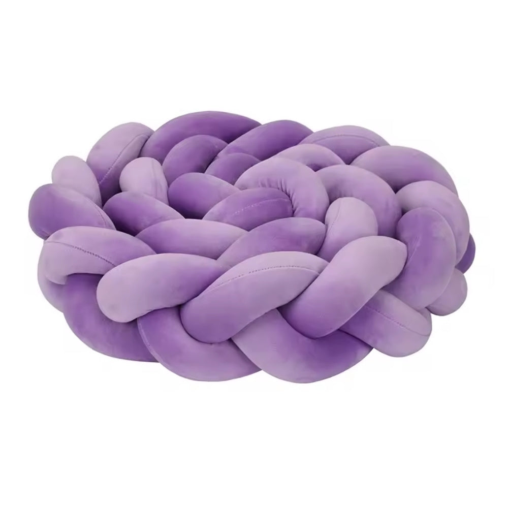 Tresse de Lit Bébé Violet | Tour de Lit Tréssé | Décoration Chambre Enfant
