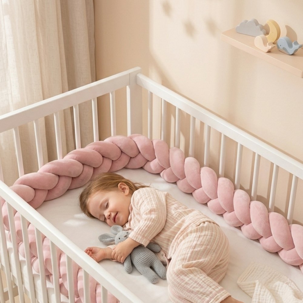 tresses de lit bébé fille Image